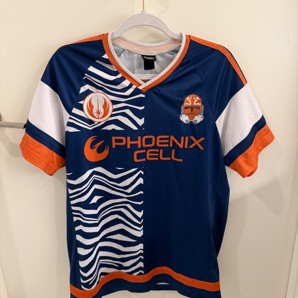 Official Star Wars Our Universe Ahsoka Tano Phoenix Cell Soccer Jersey Men’s M